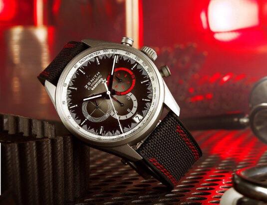 The Zenith timepiece is with vintage aesthetics and futuristic style.